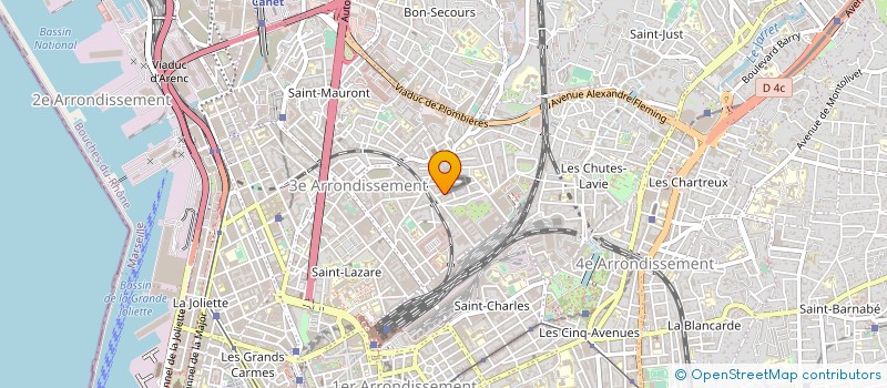 localisation de l'entreprise CONTREFEU à MARSEILLE