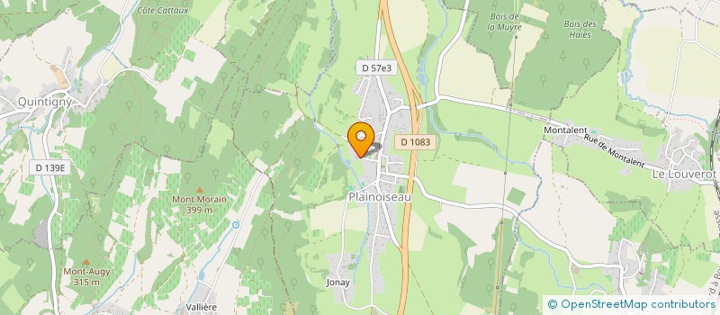 localisation de l'entreprise CONTREFEUX  PLAINOISEAU