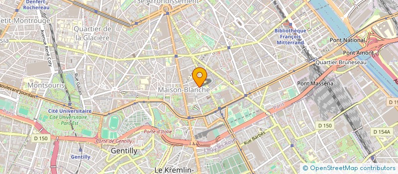 localisation de l'entreprise CONTREPIED  PARIS