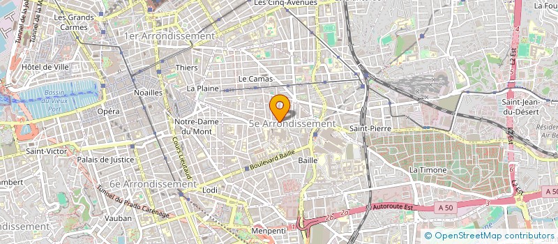 localisation de l'entreprise CONTREPIED  MARSEILLE