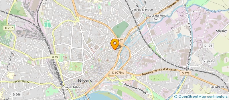 localisation de l'entreprise CONTREPOINT à NEVERS