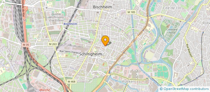 localisation de l'entreprise CONTREPOINT  SCHILTIGHEIM