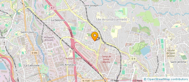 localisation de l'entreprise CONTRERAS à MARSEILLE