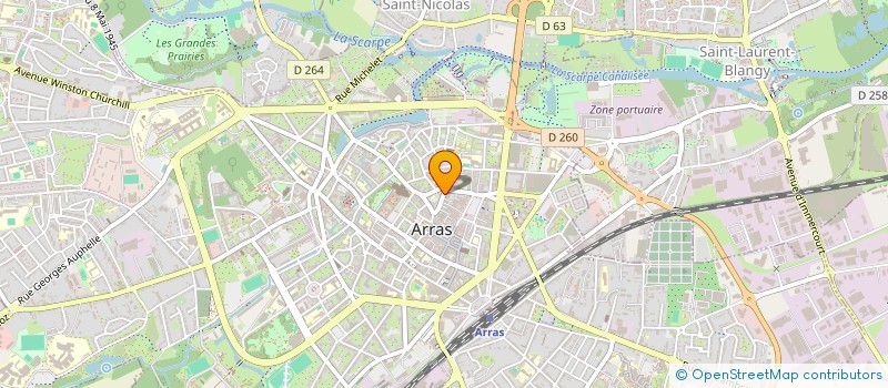 localisation de l'entreprise CONTRERAS PERFECT FORMATION à ARRAS