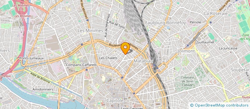 localisation de l'entreprise CONTRESCARPE à TOULOUSE