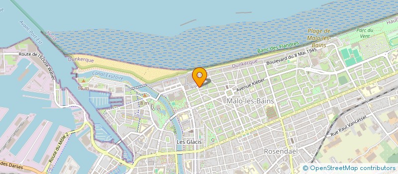 localisation de l'entreprise CONTRESENS  DUNKERQUE