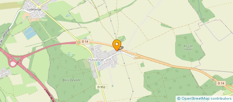 localisation de l'entreprise CONTRESENS SARL  HAVANGE