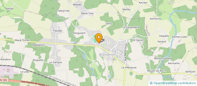 localisation de l'entreprise CONTRETEMPS à BRANDERION