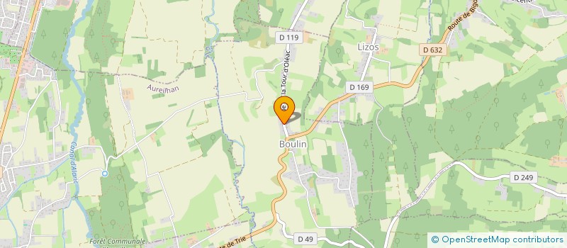 localisation de l'entreprise CONTRETEMPS  TARBES