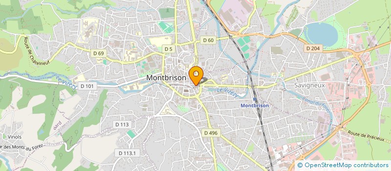 localisation de l'entreprise CONTREVERSE EURL  MONTBRISON