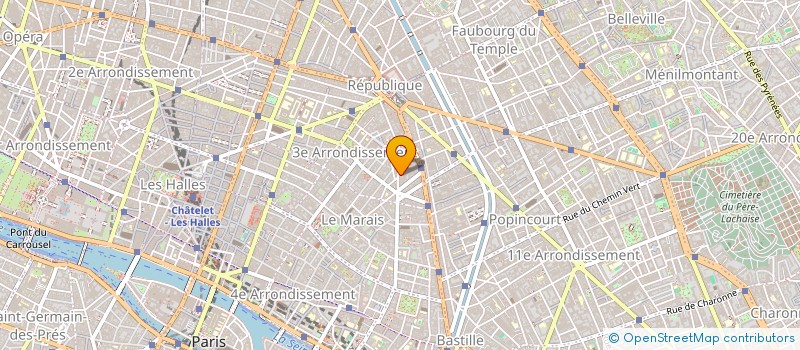 localisation de l'entreprise CONTREX- BRETAGNE HOLDING  PARIS