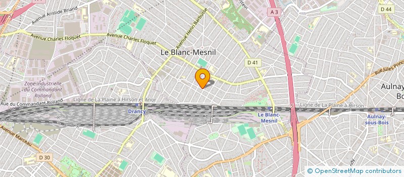 localisation de l'entreprise CONTRIBUTION RELAIS REDUCTION RISQUES  LE BLANC-MESNIL