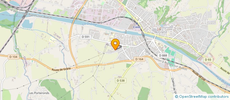 localisation de l'entreprise CONTROL'26  CREST