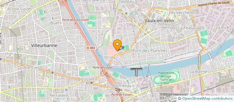 localisation de l'entreprise CONTROL'AUTO à VAULX-EN-VELIN