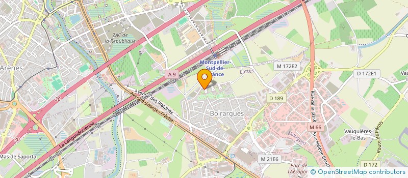 localisation de l'entreprise CONTROL C à LATTES