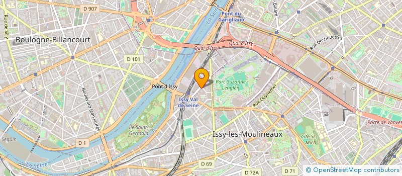 localisation de l'entreprise CONTROL F à ISSY-LES-MOULINEAUX