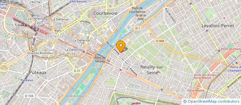 localisation de l'entreprise CONTROL SOFT à NEUILLY-SUR-SEINE
