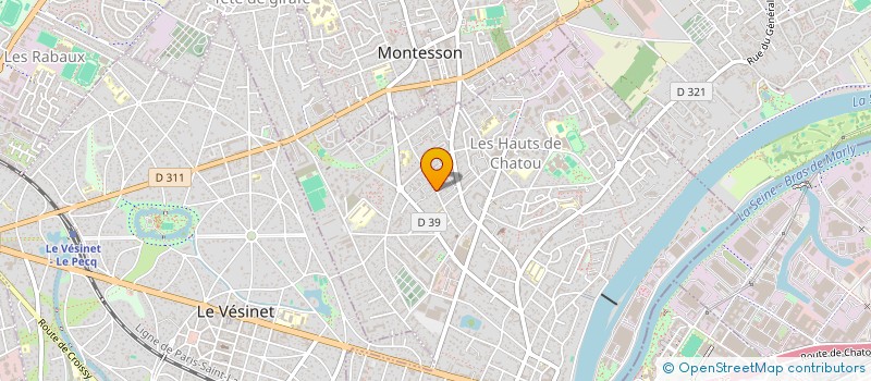 localisation de l'entreprise CONTROL'SPECTACLES  CHATOU