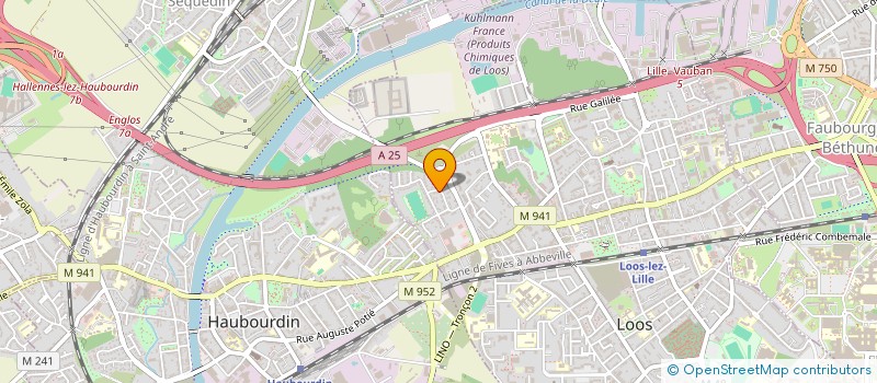 localisation de l'entreprise CONTROL T.V.N  LOOS