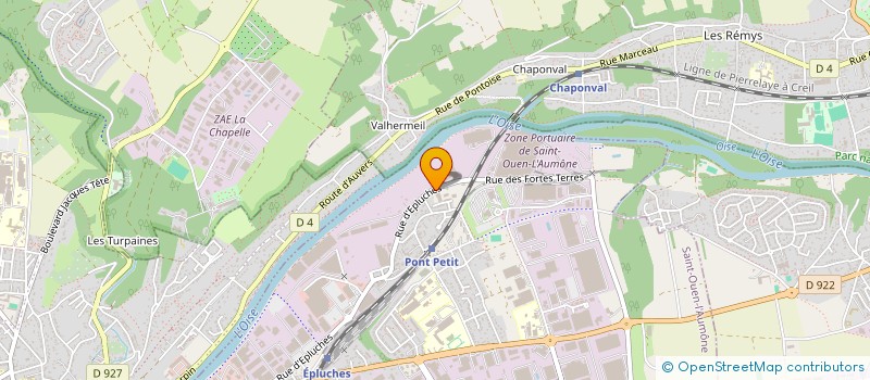 localisation de l'entreprise CONTROLAB EQUIPEMENT à SAINT-OUEN-L'AUMONE