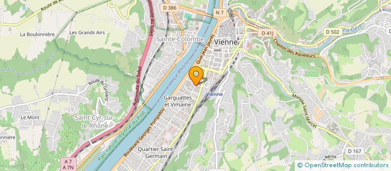 localisation de l'entreprise CONTROLAUTO-01 à VIENNE
