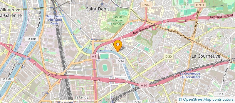 localisation de l'entreprise CONTROLE ABATTAGE ET DISTRIBUTION  SAINT-DENIS