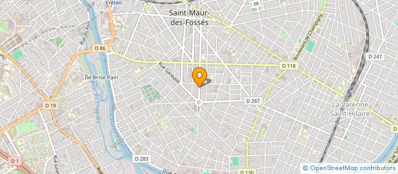 localisation de l'entreprise CONTROLE ACCES COMMUNI COURANTS FAIBLES à SAINT-MAUR-DES-FOSSES