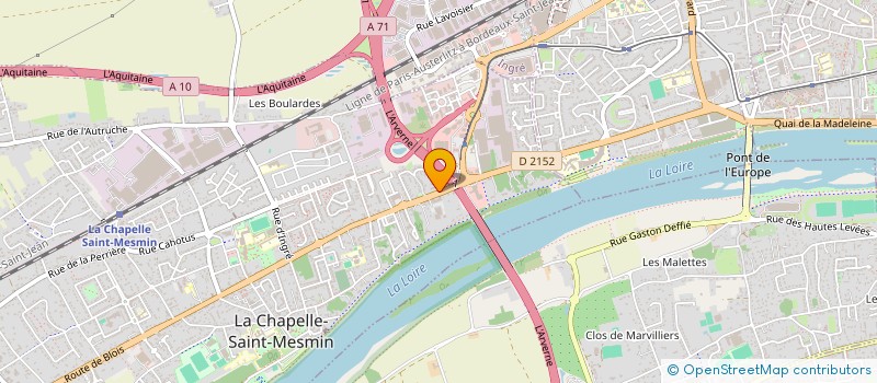 localisation de l'entreprise CONTROLE AUTO DE LA CHAPELLE à LA CHAPELLE-SAINT-MESMIN