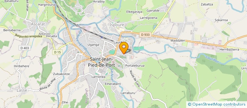 localisation de l'entreprise CONTROLE AUTO DONIBANE à SAINT-JEAN-PIED-DE-PORT