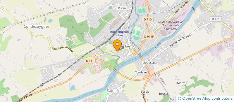 localisation de l'entreprise CONTROLE AUTO FUMELOIS à CONDEZAYGUES