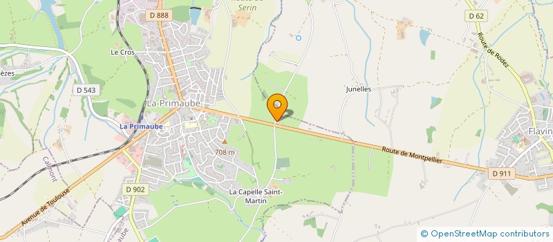 localisation de l'entreprise CONTROLE AUTO GUILLAUME CANIVENQ  LUC-LA-PRIMAUBE