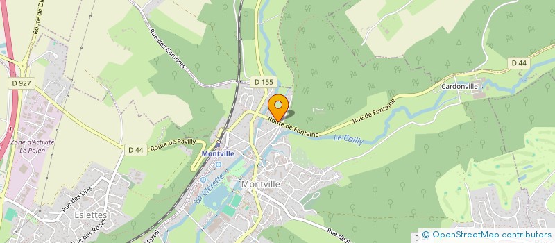 localisation de l'entreprise CONTROLE AUTO MONTVILLE  MONTVILLE