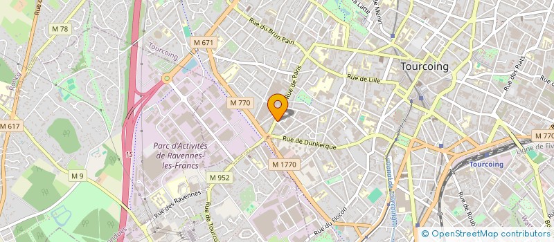 localisation de l'entreprise CONTROLE AUTO MOTO à TOURCOING