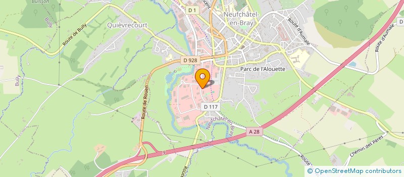 localisation de l'entreprise CONTROLE AUTO NEUFCHATEL à NEUFCHATEL-EN-BRAY