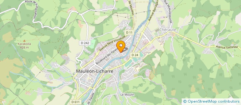 localisation de l'entreprise CONTROLE AUTO SECURITE à CHERAUTE