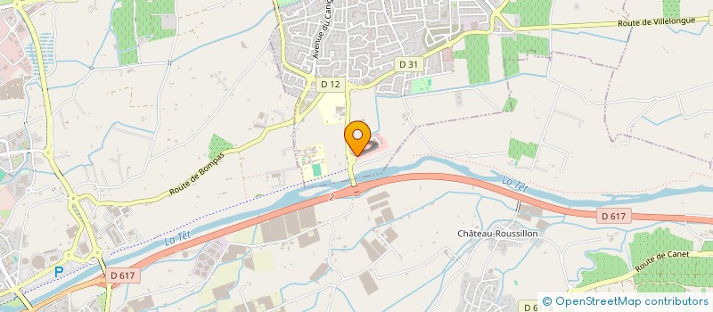 localisation de l'entreprise CONTROLE AUTOMOBILE BOMPAS  BOMPAS