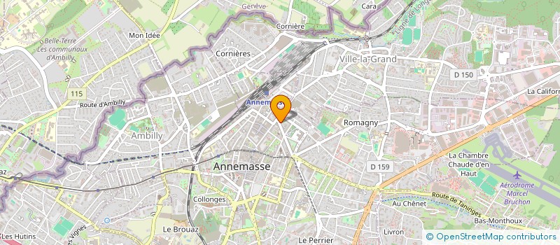 localisation de l'entreprise CONTROLE AUTOMOBILE TECHNIQUE CARLIER à ANNEMASSE