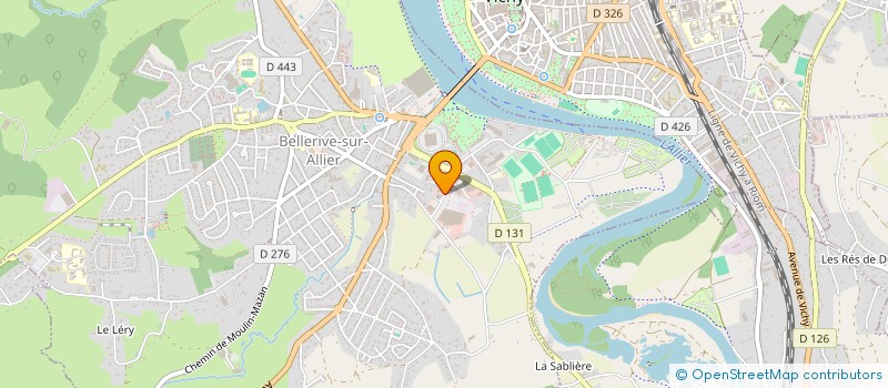 localisation de l'entreprise CONTROLE BELLERIVOIS  BELLERIVE-SUR-ALLIER