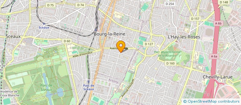 localisation de l'entreprise CONTROLE CONSTRUCTION ET SERVICES à BOURG-LA-REINE
