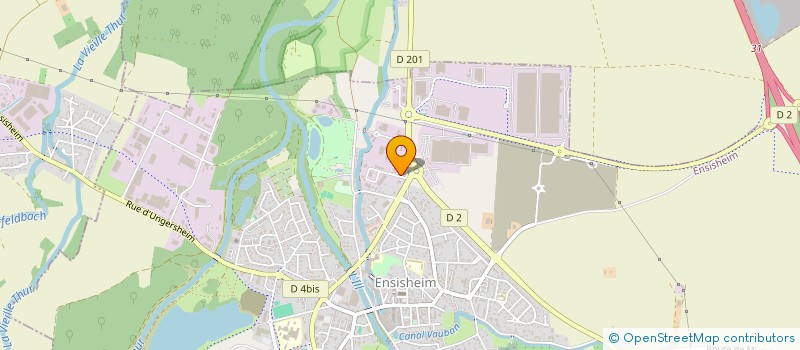 localisation de l'entreprise CONTROLE DE LA PASSERELLE à ENSISHEIM