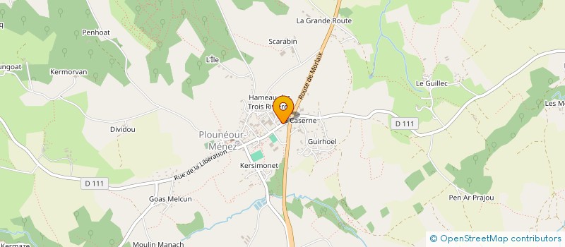 localisation de l'entreprise CONTROLE DE PULVERISATEURS BOSSEUR à PLOURIN-LES-MORLAIX