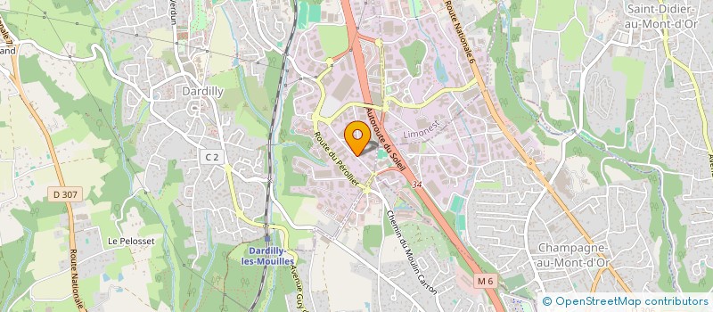 localisation de l'entreprise CONTROLE DES ACCES à DARDILLY