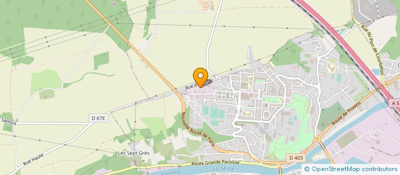localisation de l'entreprise CONTROLE DES ORMEAUX  MONTEREAU-FAULT-YONNE