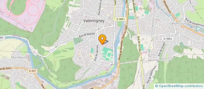 localisation de l'entreprise CONTROLE DES POINTS DE SOUDURE ELECTRIQUES  VALENTIGNEY