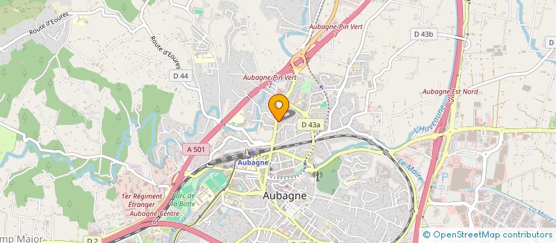 localisation de l'entreprise CONTROLE DU PIN VERT à AUBAGNE