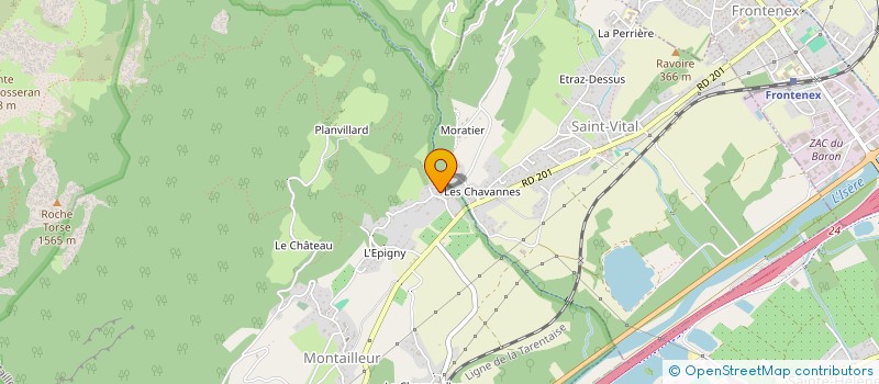 localisation de l'entreprise CONTROLE EN MONTAGNE ET EN INDUSTRIE - C.M.I  MONTAILLEUR