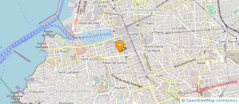 localisation de l'entreprise CONTROLE ET MONTAGES INDUSTRIELS à MARSEILLE