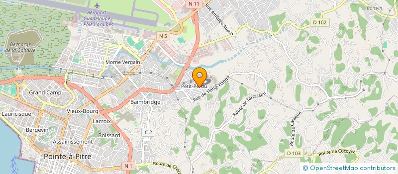 localisation de l'entreprise CONTROLE EXPLOITATION à LES ABYMES