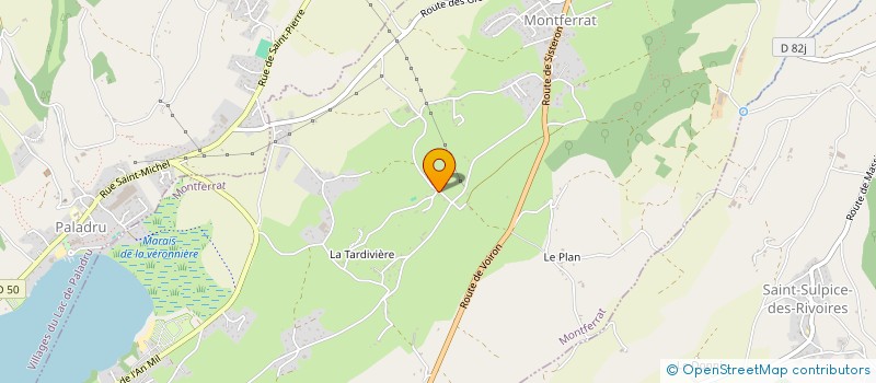 localisation de l'entreprise CONTROLE FABRICATION COMMERCE à MONTFERRAT