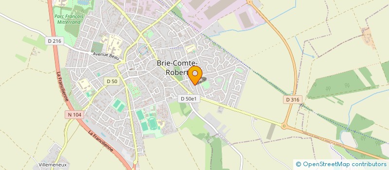 localisation de l'entreprise CONTROLE FOND SARL à BRIE-COMTE-ROBERT